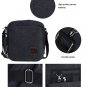 Men 100% High Quality Canvas Cross Body Single Shoulder Bag - Large capacity,