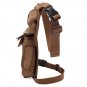 Kabden 4L 100% Canvas Waist Leg Bag for Outdoor Cycling Practical! Black/Brown