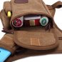 Kabden 4L 100% Canvas Waist Leg Bag for Outdoor Cycling Practical! Black/Brown