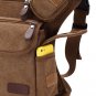 Kabden 4L 100% Canvas Waist Leg Bag for Outdoor Cycling Practical! Cofee Brown/Army Green/Khaki