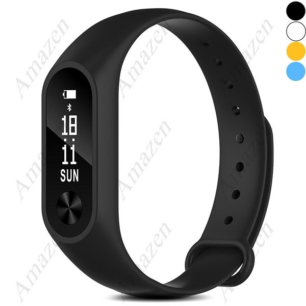 Best Value! M2 Smart Bracelet Activity Tracker Heart Rate Monitor, Fatigue, Pedo, Sleep Cal - Black