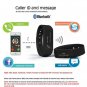 NEW! I5 Plus Fitness Activity Tracker Pedometer Calorie Sleep Sedentary Phone Msg Alert -Black