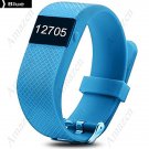 TW68 Smart Fitness Health Tracker Blood Pressure Heart Rate Monitor Sports Bracelet Bluetooth - BLUE