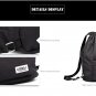 KAUKKO 21.6L large capacity Unisex Drawstring Backpack Bag - Black