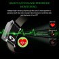 X9 Plus Smart Bracelet Oximeter Blood Pressure Heart Rate Health Tracker - Red+Rubber Strap