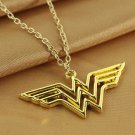 DC Wonder Woman Logo Pendant Necklace - Gold/Silver
