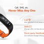New! P1 Smart Activity Sports Bracelet Heart Rate Blood Pressure Stopwatch - Orange