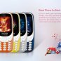Fun! 2.4inch 3D Screen 1450mAh 2.0 MP Camera FM Dual SIM Card Dual Standby Moblie Phone - Orange