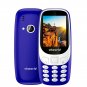 Fun! 2.4inch 3D Screen 1450mAh 2.0 MP Camera FM Dual SIM Card Dual Standby Moblie Phone - Blue