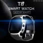 T8 1.54-inch MTK6261D Bluetooth Pedometer GSM Smart Watch - Black