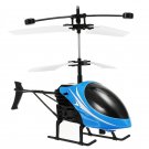 Mini RC Helicopter 3D Gyro Helicopter with USB Charging Cable - Red & Blue - 2 PCS