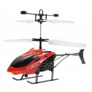 Mini RC Helicopter 3D Gyro Helicopter with USB Charging Cable - Red
