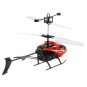 Mini RC Helicopter 3D Gyro Helicopter with USB Charging Cable - Red & Blue - 2 PCS