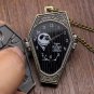 Nightmare Before Christmas Haloween Quartz Pocket Watch Retro Antique Pendant Necklace