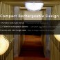 Foldable Paper Book Wooden Lamp LED Book Light USB charging