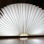 Foldable Paper Book Wooden Lamp LED Book Light USB charging