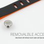 Power Ionics 3000ions Sports Waterproof Titanium Bracelet Band - Black/Grey