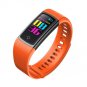 ALFA S9 Colorful Screen Smartband Heart Rate Blood Pressure Oxygen Measure Watch - Black