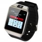 DZ09HR Blood Pressure Oxygen Heart Rate Monitor Fitness Tracker Sports Smart Watch - Black