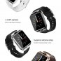 DZ09HR Blood Pressure Oxygen Heart Rate Monitor Fitness Tracker Sports Smart Watch - Black