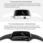 Curved Screen HD Hands free Phone Calls Camera Video Record Fitness Smart Watch for Android - Black