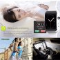 Curved Screen HD Hands free Phone Calls Camera Video Record Fitness Smart Watch for Android - Black