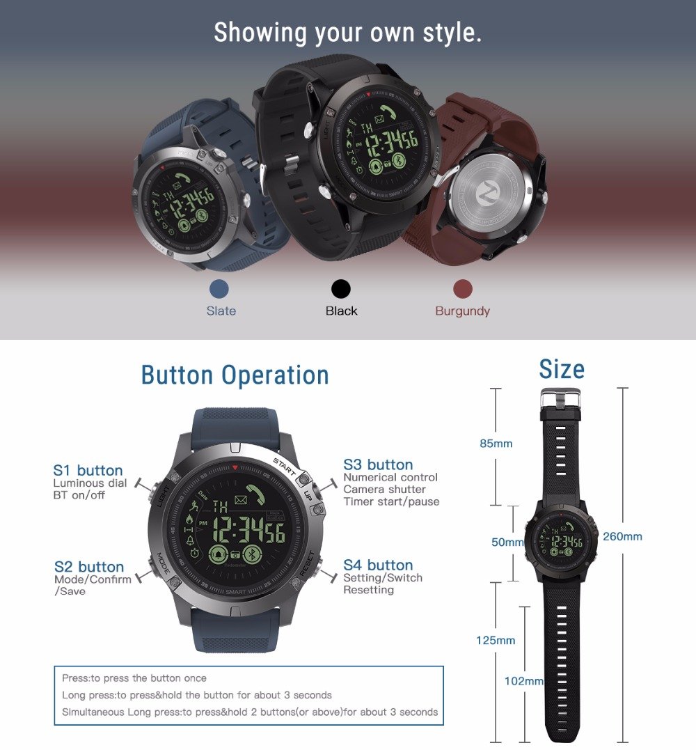 zeblaze waterproof