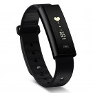 New Upgrade Zeblaze Arch Plus Smart Bracelet Continuous Heart Rate Pedometer Watch - Black