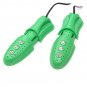 Feet Warmer Heater Deodorization Multi-function Shoes Dryer/Heater - Red/Green