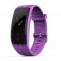 QS100 Smart Bracelet HR Blood Pressure Monitor Watch Pedometer IP67 Waterproof - Black