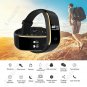 FT 9 Smart Bracelet Heart Rate Blood Pressure Blood Oxygen Activity Tracker Watch - Black