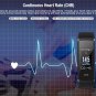 HR3 Smart Bracelet Continuous Heart Rate Monitor TFT Color IP67 - Black