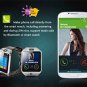 DZ09 Smart Watch Phone Make/Receive Calls Pedo Sleep Monitor Sedentary Remind Remote Cam - Gold