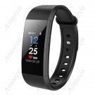 I9 Fitness Tracker Smart Bracelet IP68 Heart Rate Blood Pressure Monitor Sports Watch - Black