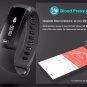 XM2-S Pro Intelligent Bracelet Health Tracker Heart Rate/Blood Pressure/Oxygen/Fatigue - Black