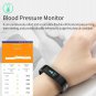 B30 UI Smart Fitness Tracker Sport Bracelet Heart Rate Blood Pressure Bracelet - Black
