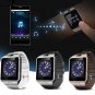 DZ09 Smart Watch Phone Make/Receive Calls Pedo Sleep Sedentary Remind Remote Cam - Golden Brown