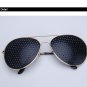 2 Pairs Anti-Myopia Anti-Fatigue Pinhole Sunglasses Vision Care Glasses, Free Spectacle Case
