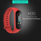 M30 0.96'Color Smart Bracelet Fitness Tracker Heart Rate Blood Pressure IP67