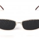 Anti Fatigue Vision Improve Eyesight Pinhole Eye Care Glasses Metal Frame