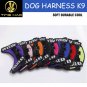 Dog Harness with Reflective Patches - Police K9 (Black)