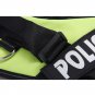 Dog Harness with Reflective Patches - Police K9 (Black)