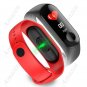 M3I Smart Bracelet Heart Rate Monitor Blood Pressure Fitness Tracker Smart Bracelet - Black