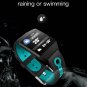 Stylish Milanese Steel Heart Rate Blood Pressure Oxygen Smart Fitness Tracker Watch - Black