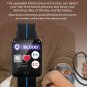 F5 1.3" IPS Color Heart Rate Blood Pressure IP67 Smart Fitness Tracker (Black)