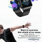 Q3 1.3" Dynamic Blood Oxygen Blood Pressure Heart Rate Fitness Smart Watch