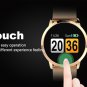 Q8 Stainless Steel OLED Heart Rate Blood Pressure Fitness Tracker Smart Watch - Silver Steel