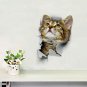 3D Cute Cat Wall Stickers Toliet Stickers Decorations Creative Wall Stickers