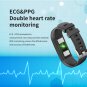 New Arrival! G36 ECG PPG Monitor Smart Bracelet Fitness Tracker - Black