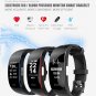 P3 PLUS ECG+PPG Heart Rate Blood Pressure Monitor Smart Watch Activity Tracker Sport Watch - Black